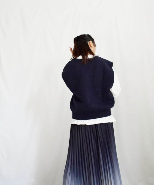 ARGO TOKYO(アルゴトウキョウ)/Discolor Accordion Pleats Skirt 222018 変色アコーデイオンプリーツスカート/img26