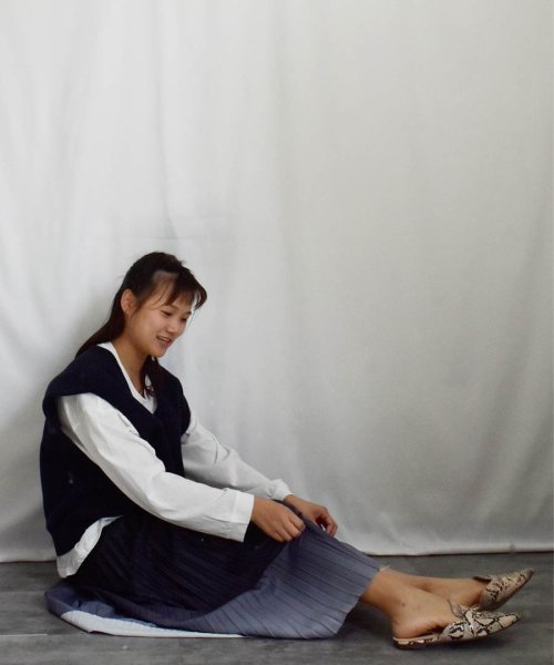 ARGO TOKYO(アルゴトウキョウ)/Discolor Accordion Pleats Skirt 222018 変色アコーデイオンプリーツスカート/img33