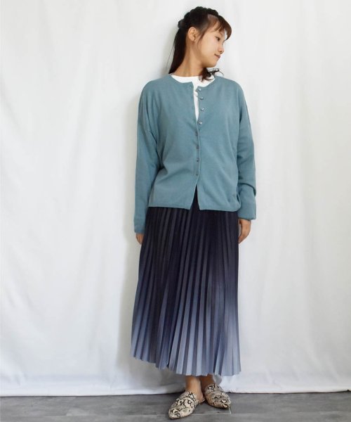 ARGO TOKYO(アルゴトウキョウ)/Discolor Accordion Pleats Skirt 222018 変色アコーデイオンプリーツスカート/img39