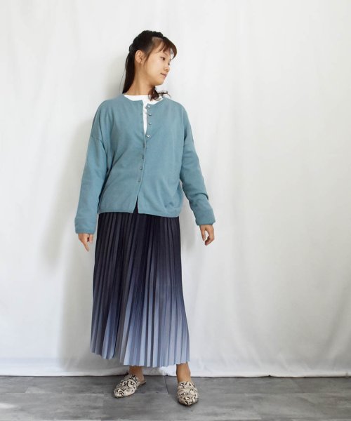 ARGO TOKYO(アルゴトウキョウ)/Discolor Accordion Pleats Skirt 222018 変色アコーデイオンプリーツスカート/img40