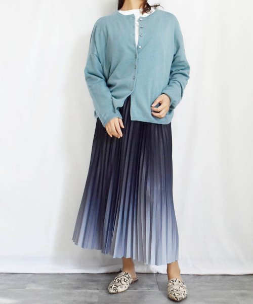 ARGO TOKYO(アルゴトウキョウ)/Discolor Accordion Pleats Skirt 222018 変色アコーデイオンプリーツスカート/img41