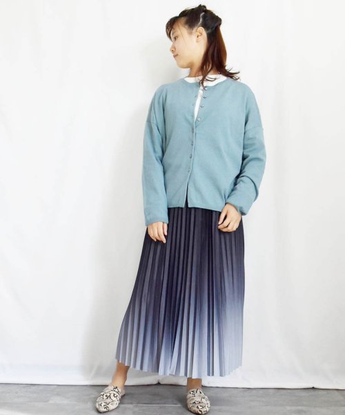 ARGO TOKYO(アルゴトウキョウ)/Discolor Accordion Pleats Skirt 222018 変色アコーデイオンプリーツスカート/img42