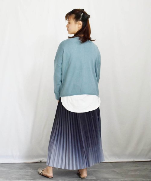 ARGO TOKYO(アルゴトウキョウ)/Discolor Accordion Pleats Skirt 222018 変色アコーデイオンプリーツスカート/img46