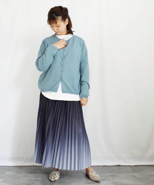 ARGO TOKYO(アルゴトウキョウ)/Discolor Accordion Pleats Skirt 222018 変色アコーデイオンプリーツスカート/img47