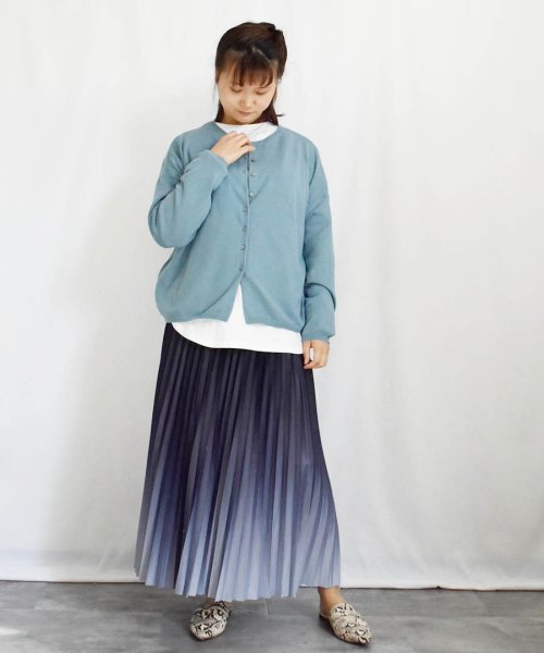 ARGO TOKYO(アルゴトウキョウ)/Discolor Accordion Pleats Skirt 222018 変色アコーデイオンプリーツスカート/img53