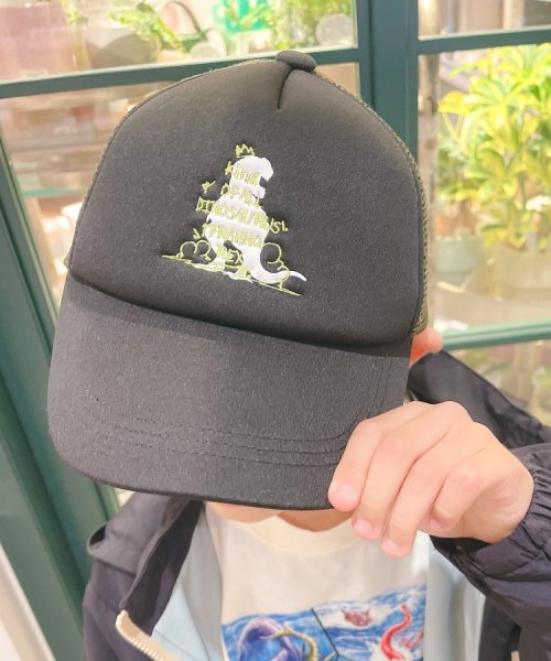 SHOO・LA・RUE(Kids) (シューラルーキッズ)/恐竜ロゴメッシュCAP/img07