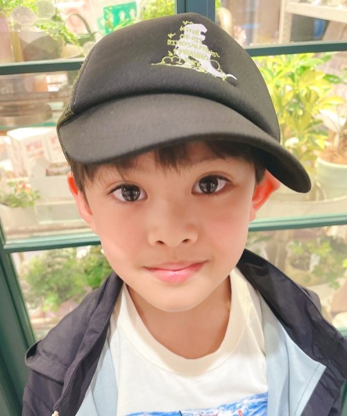 SHOO・LA・RUE(Kids) (シューラルーキッズ)/恐竜ロゴメッシュCAP/img08