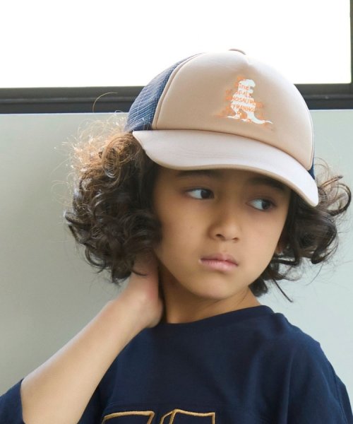 SHOO・LA・RUE(Kids) (シューラルーキッズ)/恐竜ロゴメッシュCAP/img09