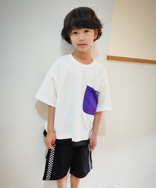 SHOO・LA・RUE(Kids) (シューラルーキッズ)/【110－140cm】サイドライン使いハーフパンツ/img09