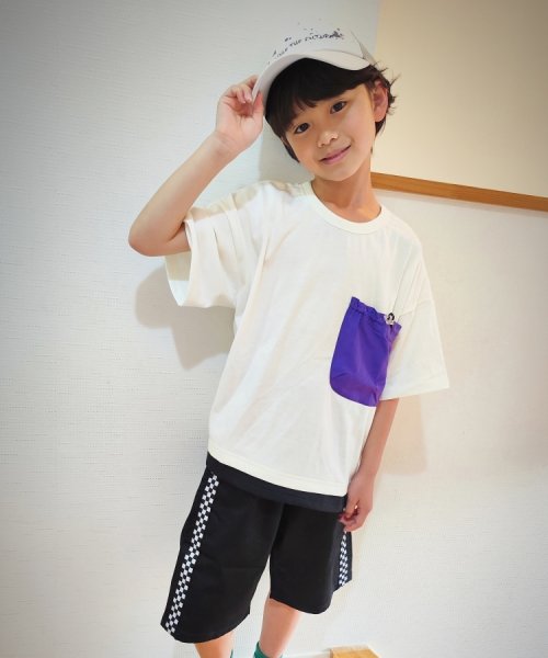 SHOO・LA・RUE(Kids) (シューラルーキッズ)/【110－140cm】サイドライン使いハーフパンツ/img10