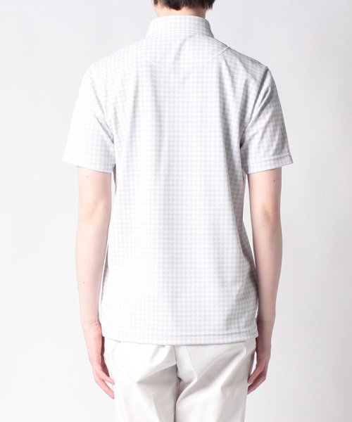 Munsingwear(マンシングウェア)/吸汗速乾SUNSCREEN千鳥プリントテーラーカラーシャツ/img02