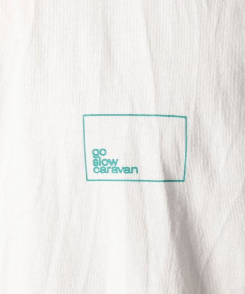 go slow caravan(ゴースローキャラバン)/391916 USA/C gsc スクエアLOGOバックプリントゆったりTEE/img33