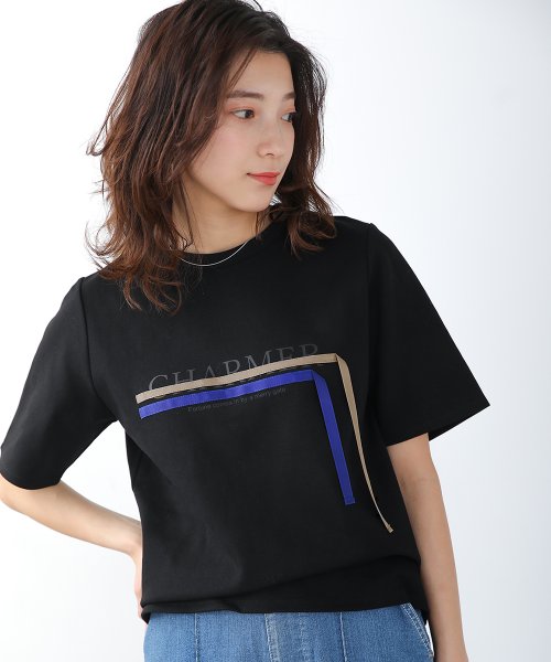 Bou Jeloud(ブージュルード)/グログランテープロゴＴシャツ/img19