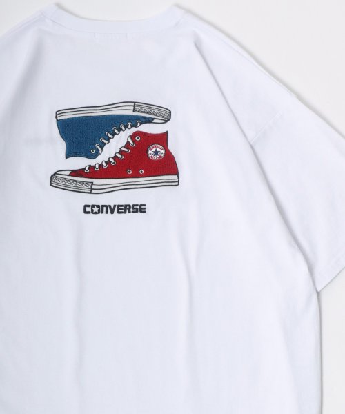 MARUKAWA(マルカワ)/★【CONVERSE】コンバース バック刺繍 Tシャツ 半袖 メンズ レディース カジュアル トップス 夏 スニーカー/img01