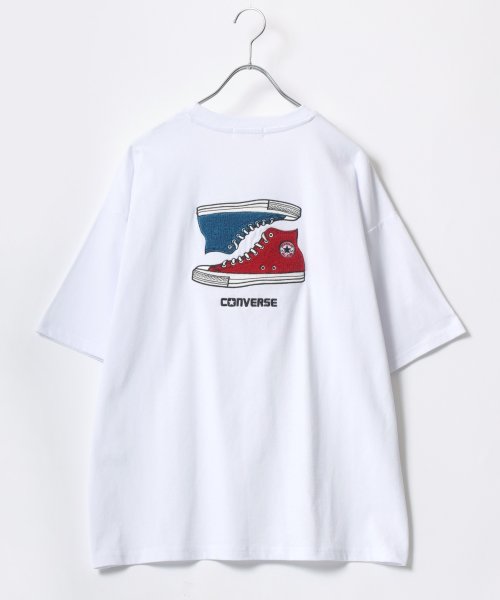 MARUKAWA(マルカワ)/★【CONVERSE】コンバース バック刺繍 Tシャツ 半袖 メンズ レディース カジュアル トップス 夏 スニーカー/img07