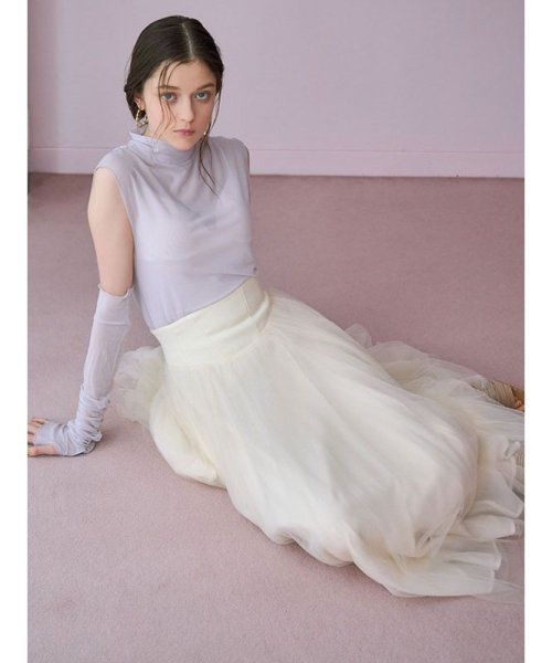 セール】コルセットデザインチュールボリュームスカート(505271062  