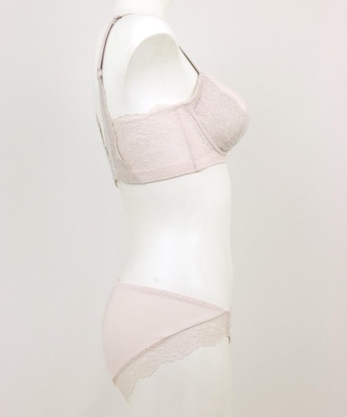 fran de lingerie(フランデランジェリー)/StyleUpWireless foogy lace スタイルアップワイヤレスフォギーレース ブラ&ショーツセット B65－G75カップ/img20