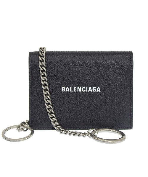 セール】BALENCIAGA バレンシアガ CASH キャッシュ チェーン 三つ折り