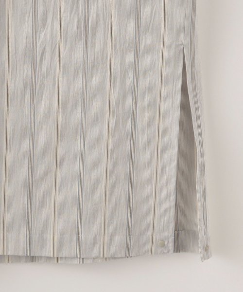 MOUN TEN.:160cm / オーガニック ストライプ ドレス TEN MOUN