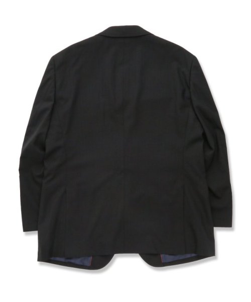 GRAND-BACK(グランバック)/【大きいサイズ】グランバック/GRAND－BACK ウール混 2ボタン2ピーススーツ 黒 メンズ セットアップ ジャケット ビジネス カジュアル 通勤 仕事/img02