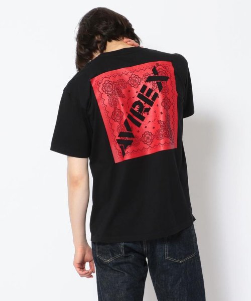 AVIREX(AVIREX)/バンダナプリント ボックスロゴ Tシャツ/BANDANA PRINT T－SHIRT/img23
