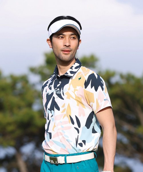 le coq sportif GOLF (ルコックスポルティフ（ゴルフ）)/EXcDRYボタニカル柄半袖シャツ (吸汗速乾/UV CUT(UPF15)/高速ドライ/EXcDRY D－Tec（エクシードライ　ディ【アウトレット】/img02