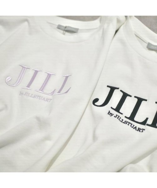 JILL by JILL STUART(ジル バイ ジル スチュアート)/シシュウロゴTシャツ　WEB限定カラー：バイカラー　ラベンダー/img31