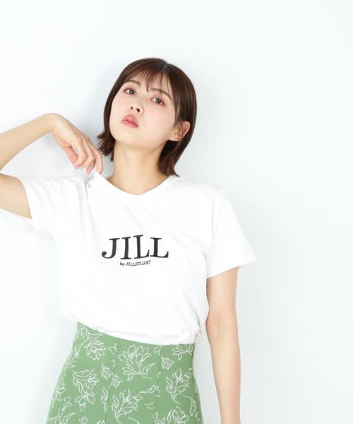 JILL by JILL STUART(ジル バイ ジル スチュアート)/シシュウロゴTシャツ　WEB限定カラー：バイカラー　ラベンダー/img37