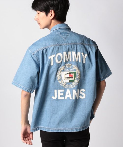 TOMMY JEANS(トミージーンズ)/TJM SS DENIM OVERSHIRT TJ LUXE/img10