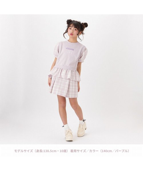 MAC HOUSE(kid's)(マックハウス（キッズ）)/RICH MIX リッチミックス チェックフェイクレイヤードTシャツ 335572116/img09