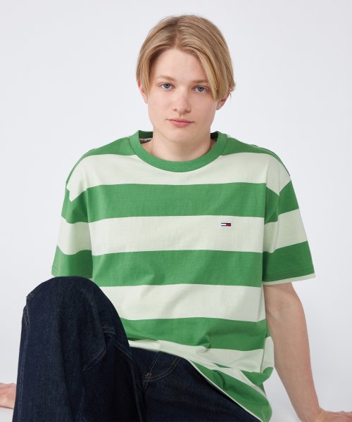 TOMMY JEANS(トミージーンズ)/クラシックトーナルボーダーTシャツ/img03