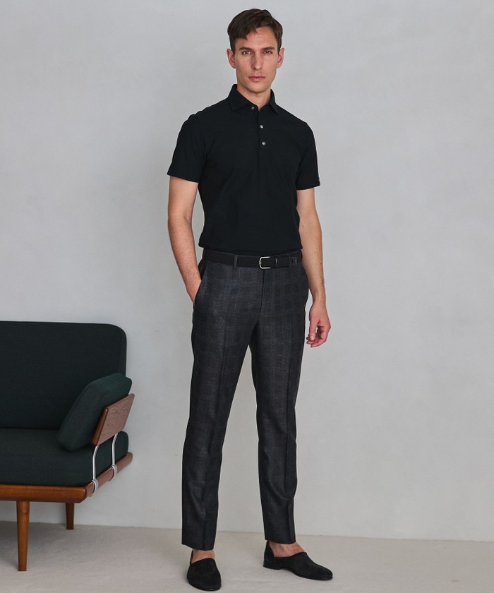 ビジネスで着用可】鹿の子ビズポロシャツ(505262966)｜HANKYU MEN'S