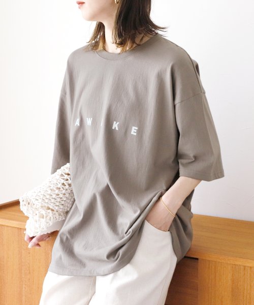 reca(レカ)/選べる2サイズ＊ロゴプリントオーバーサイズTシャツ(R23132－k)/img19