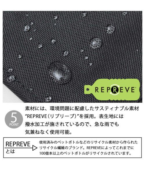 AMS SELECT(エーエムエスセレクト)/GERRY / ジェリー / 撥水加工 リサイクルポリエステル REPREVE スマホポーチ / ザイル スマホケース / ネックポーチ/img06