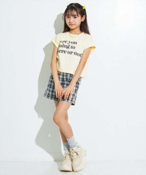 ANAP　GiRL(アナップガール)/クロップドメッセージTシャツ/img02