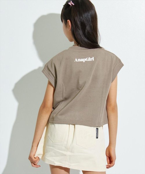 ANAP　GiRL(アナップガール)/クロップドメッセージTシャツ/img05
