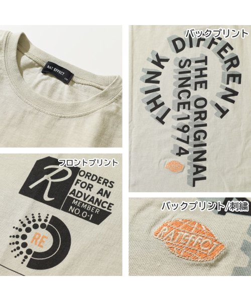 RAT EFFECT(ラット エフェクト)/RATZEROTHINKビッグTシャツ/img13