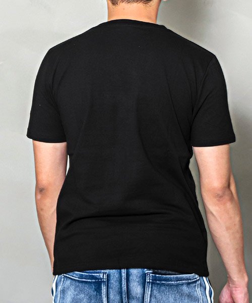 LUXSTYLE(ラグスタイル)/ADMIX(アドミックス)2枚セットポケット付きクルーネックTシャツ/Tシャツ メンズ 半袖 ポケットTシャツ 2点セット 無地 ロゴ/img01