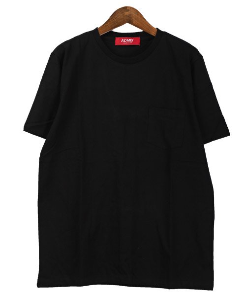 LUXSTYLE(ラグスタイル)/ADMIX(アドミックス)2枚セットポケット付きクルーネックTシャツ/Tシャツ メンズ 半袖 ポケットTシャツ 2点セット 無地 ロゴ/img09