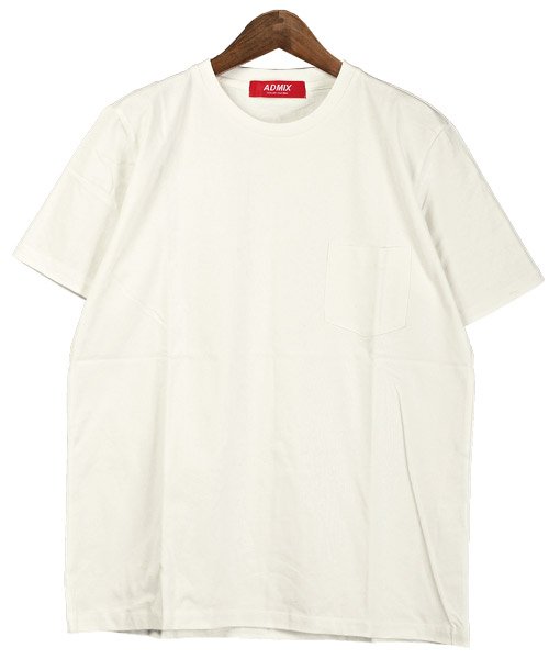 LUXSTYLE(ラグスタイル)/ADMIX(アドミックス)2枚セットポケット付きクルーネックTシャツ/Tシャツ メンズ 半袖 ポケットTシャツ 2点セット 無地 ロゴ/img13