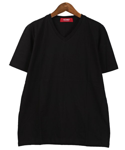 LUXSTYLE(ラグスタイル)/ADMIX(アドミックス)2枚セットVネックTシャツ/Tシャツ メンズ 半袖 Vネック ポケットTシャツ 2点セット 無地 ロゴ/img13