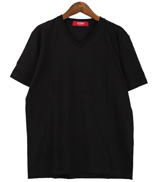 LUXSTYLE(ラグスタイル)/ADMIX(アドミックス)2枚セットVネックTシャツ/Tシャツ メンズ 半袖 Vネック ポケットTシャツ 2点セット 無地 ロゴ/img15