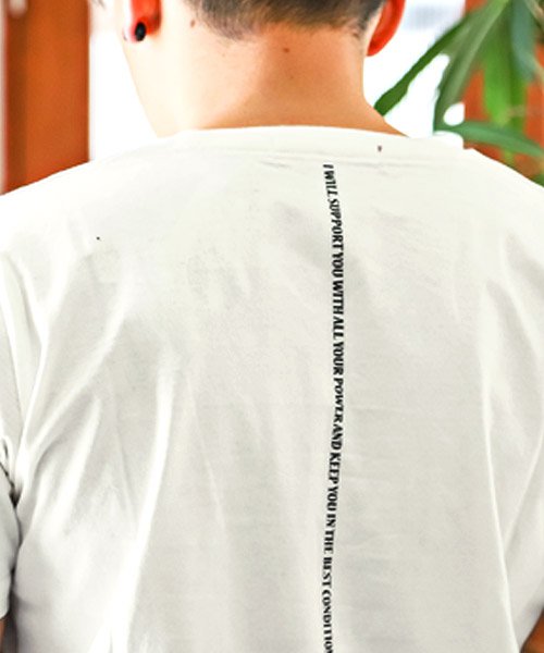 LUXSTYLE(ラグスタイル)/ADMIX(アドミックス)2枚セットVネックTシャツ/Tシャツ メンズ 半袖 Vネック ポケットTシャツ 2点セット 無地 ロゴ/img19