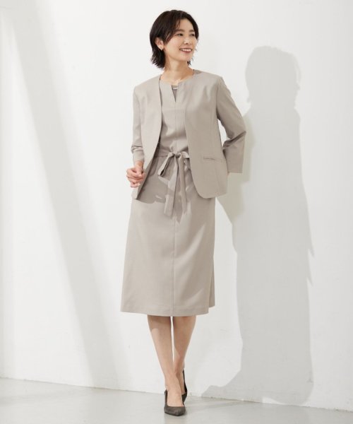 J.PRESS LADIES(J．プレス　レディス)/【セットアップ対応・洗える・UVケア・速乾】 OXIJEWELストレッチ ワンピース/img06