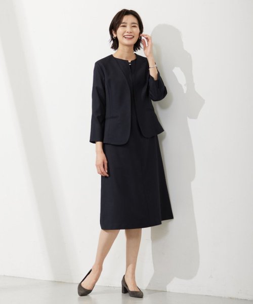 J.PRESS LADIES(J．プレス　レディス)/【セットアップ対応・洗える・UVケア・速乾】 OXIJEWELストレッチ ワンピース/img09