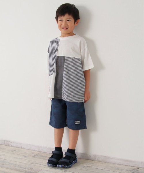 ikka kids(イッカ　キッズ)/ストライプ布帛切り替えTシャツ（120〜160cm）/img06