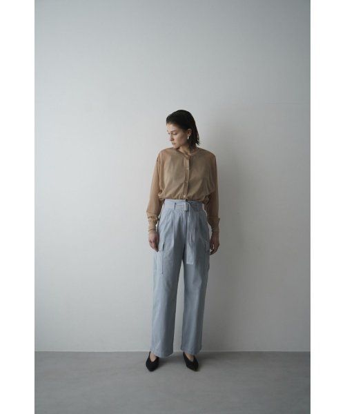 CLANE(クラネ)/W FACE CENTER LINE SHEER CARDIGAN/img11