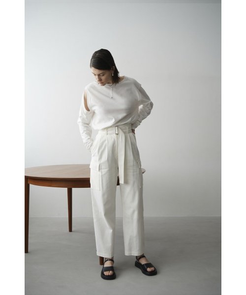 H/W BACK SLIT CARGO PANTS 