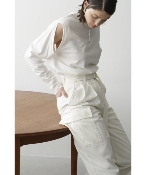 H/W BACK SLIT CARGO PANTS 