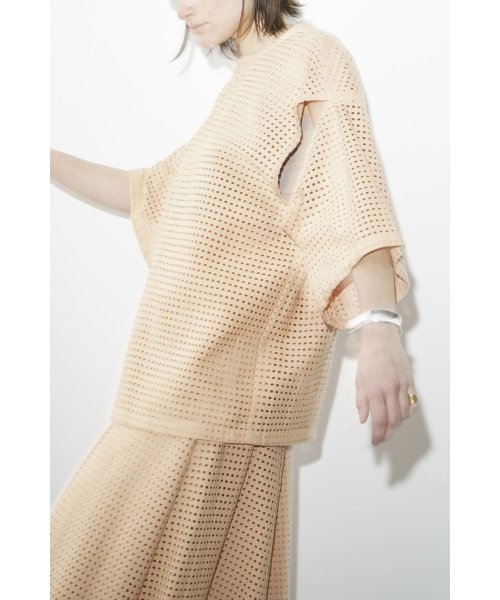 CLANE(クラネ)/【セットアップ対応商品】DOT MESH 2WAY TOPS/img15